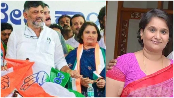 Geetha Shivarajkumar is contesting the Loksabha election from Shivamogga in Congress