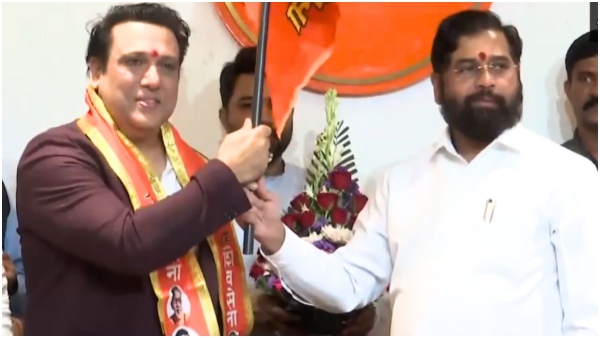 Bollywood Actor Govinda Joins Shiva Sena In Mumbai