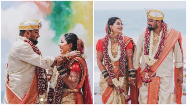 Kannada Actress Deepika Das wedding photo went viral Kannada Actress Deepika Das wedding photo went viral