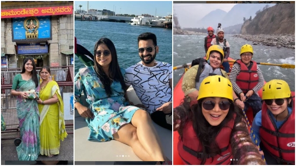 Actress Mokshitha Pai new youtube channel