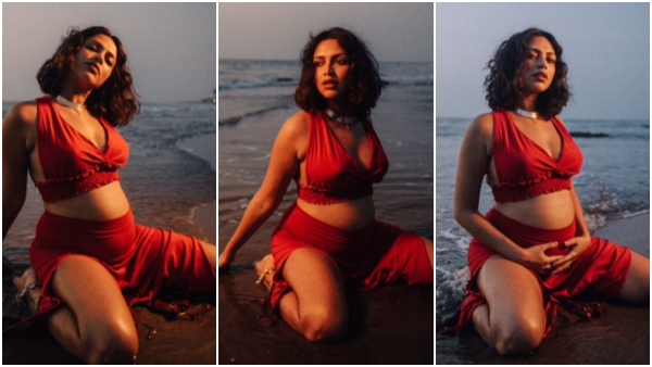 Netizens are criticising pregnant actress Amala Paul for her dressing sense in Aadujeevitham