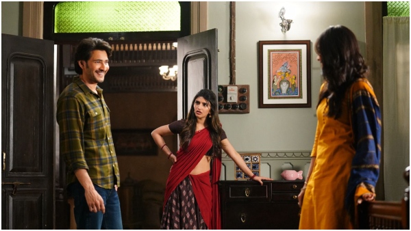 Guntur Kaaram movie Mahesh babu and Pooja Hegde Unseen stills goes viral