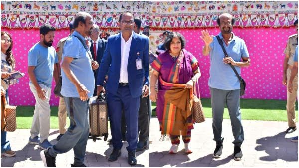 Only rajinikanth ramcharan south indian stars were seen in anant ambani Radhika pre wedding