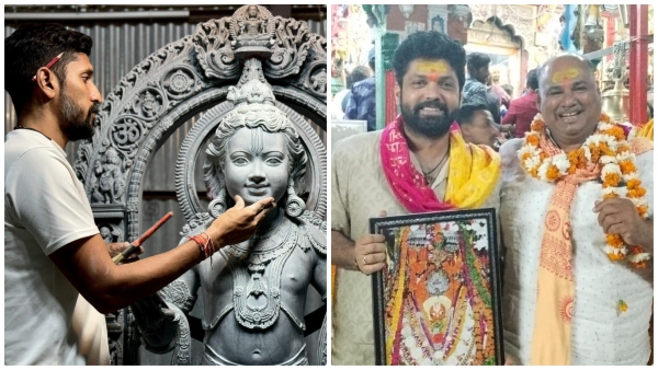 Rakshit Shetty s request to sculptor Arun Yogiraj after seeing ayodhya ram lalla