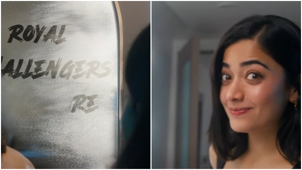 Why actress Rashmika Mandanna erased Bangalore on the mirror