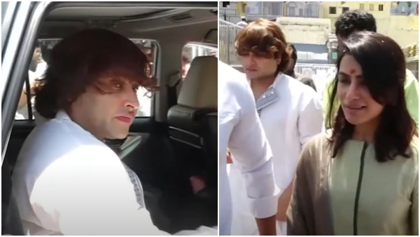 Samantha once again seen with preetham jukalker while visiting Tirupati