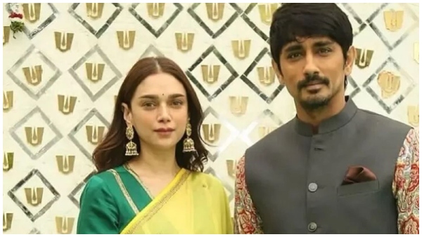 Siddharth and Aditi Rao Hydari tie the knot in a secret wedding ceremony