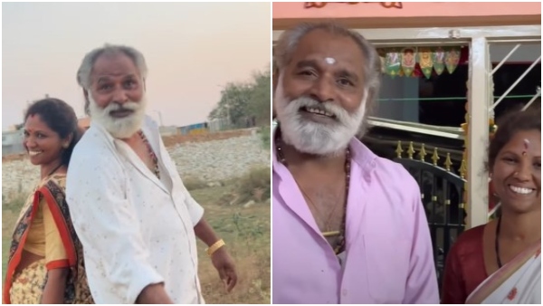 Meet karnataka jodi couple who goes viral with Yamini Yaramma Neenu song cover version Meet karnataka jodi couple who goes viral with Yamini Yaramma Neenu song cover version