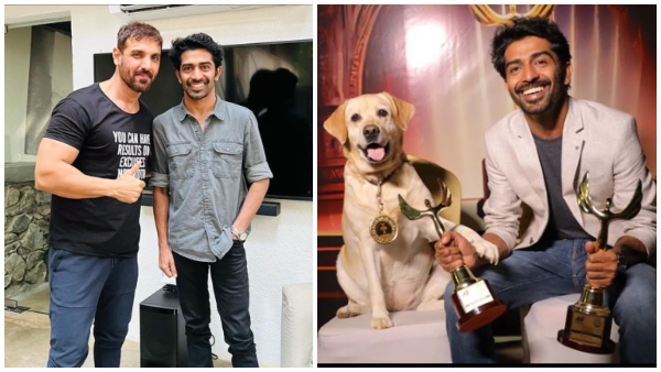 777 Charlie director Kiranraj k met bollywood actor John Abraham