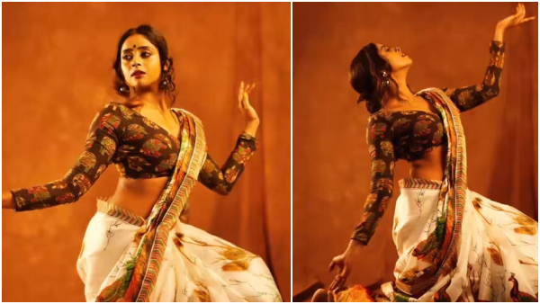 TV actress Darshini Delta charmed in a vintage look