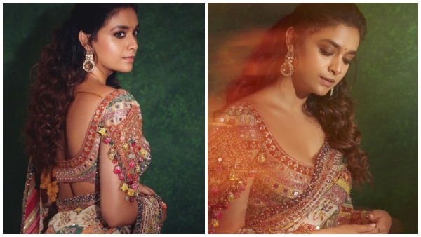 How much did Keerthy Suresh expensive saree cost designed by Tarun Tahiliani