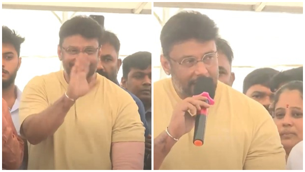 Fans upset with Darshan Campaign For loksabha election In mandya after hand surgery