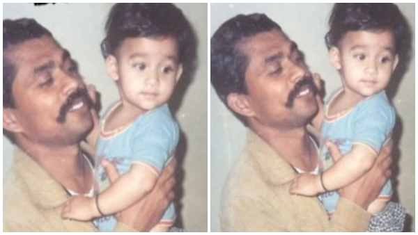 Can you guess the actress in this throwback childhood pic with her father