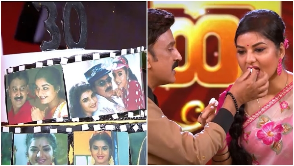 Nammoora Mandara Hoove movie scenes recreated at Mahanati show Nammoora Mandara Hoove movie scenes recreated at Mahanati show