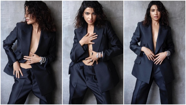 Samantha Latest Photoshoot In Black Blazer Goes Viral