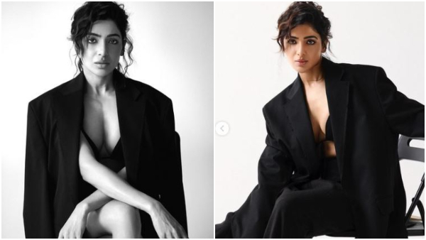 Samantha Latest Photoshoot In Black Blazer Goes Viral