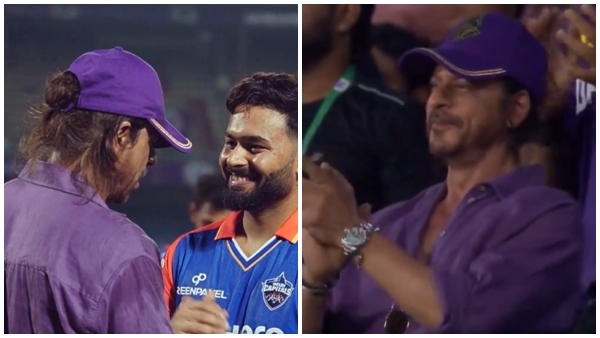 ShahRukh Khan applauded no look shot of Rishabh Pant by giving standing ovation ShahRukh Khan applauded no look shot of Rishabh Pant by giving standing ovation