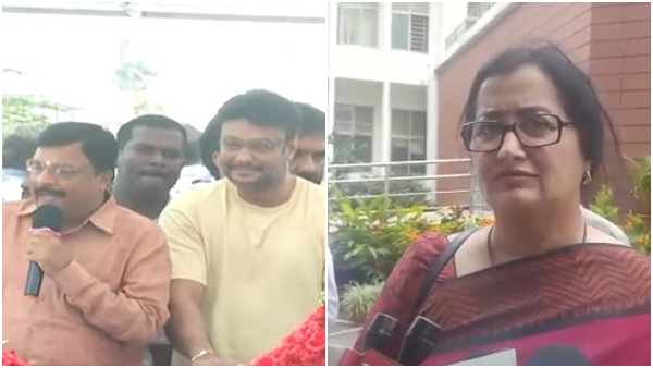 Sumalatha Ambareesh reacts on Darshan campaigning for congress candidate in Mandya