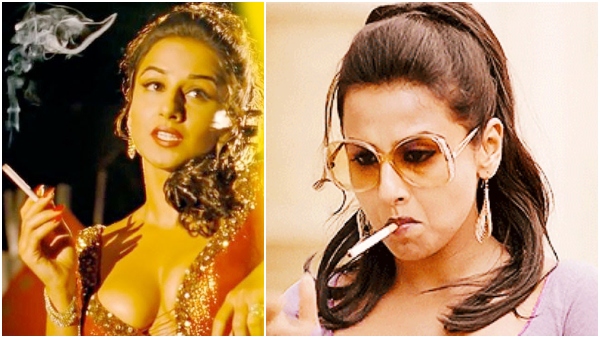 Vidya Balan developed a habit of smoking following her role in The Dirty Picture