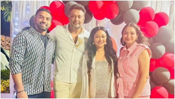 Darshan and Vijayalakshmi Celebrates Wedding Anniversary With dubai fans
