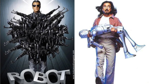 Rajinikanth movie Enthiran was initially started with Kamal Haasan amp amp Preity Zinta photoshoot also done
