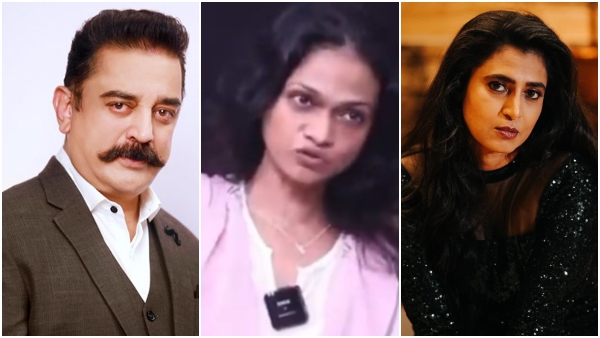 Kasthuri Shankar reacts on Singer suchitra Allegations Against Dhanush Kamal haasan Kasthuri Shankar reacts on Singer suchitra Allegations Against Dhanush Kamal haasan