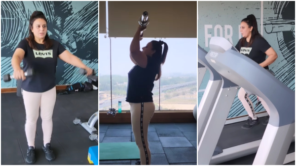 Mungaru Male actress Pooja Gandhi workout in gym video is trending