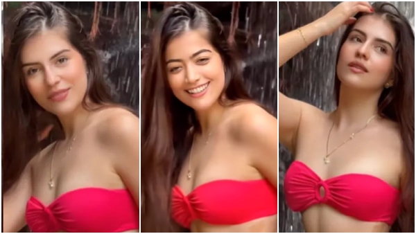 Concerns arise as a one more deepfake video featuring Rashmika Mandanna in a red bikini goes viral