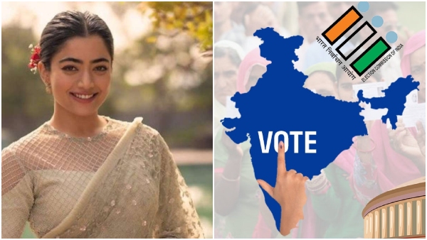 Actress Rashmika Mandanna Urges People To Vote For Development