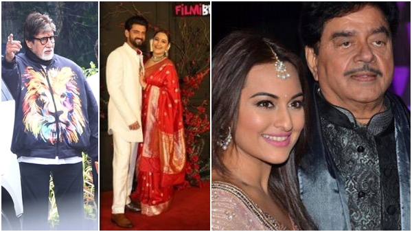 Amitabh Bachchan didn t attend the Sonakshi Sinha wedding because of his rivalry with Shatrughan Sinha