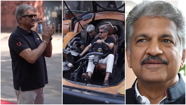 Anand Mahindra has finally met Prabhas Kalki 2898AD car and the ride video has gone viral Anand Mahindra has finally met Prabhas Kalki 2898AD car and the ride video has gone viral
