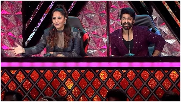 Anasuya Bharadwaj removed her jacket in reality show stage video goes viral