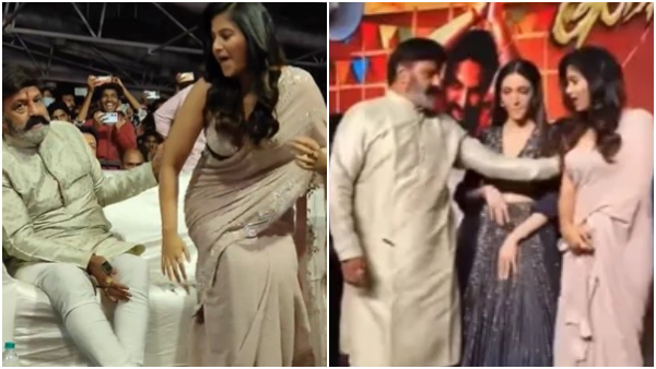 Telugu actor Balakrishna Accused Of Touching Anjali Inappropriately