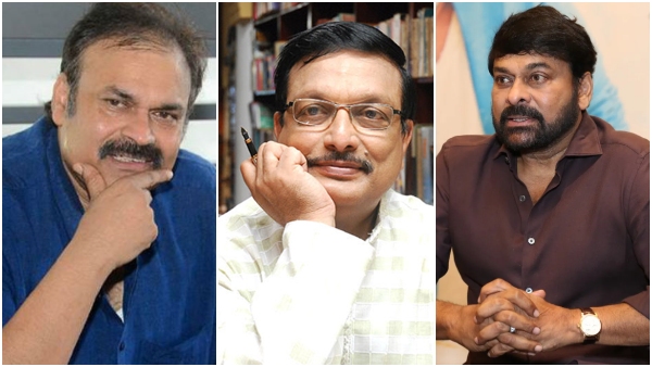 Why mega star Chiranjeevi was angry at novelist Yandamuri Veerendranath here are the details