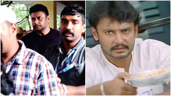 Qaidi No 6106 Darshan served chapathi rice sambar in jail