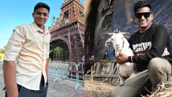 Who is this boy standing next to Rakshit Shetty who is today s social media sensation