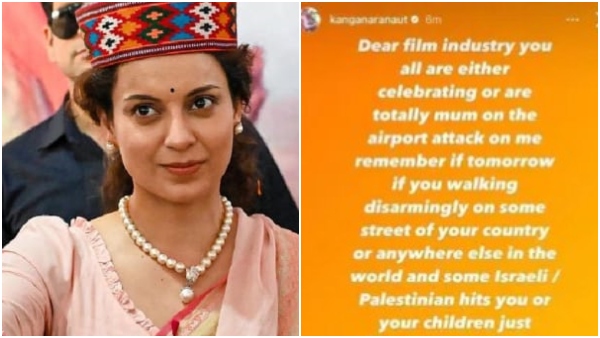 Actress Kangana reacts Bollywood s silence on her slapping incident Actress Kangana reacts Bollywood s silence on her slapping incident