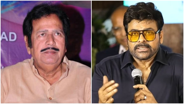 Telugu senior actor giribabu says chiranjeevi is the reason for ruining his sons career