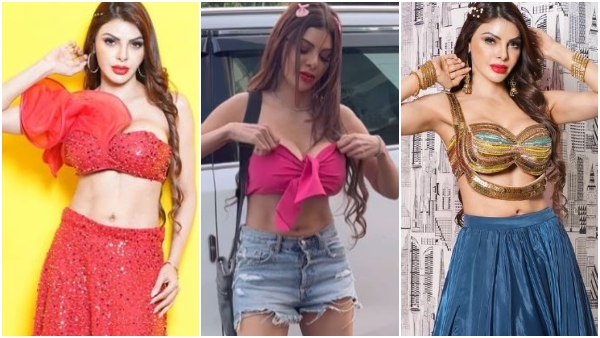 Sherlyn Chopra forcibly kisses a boy in front of paparazzi netizens reacted with anger