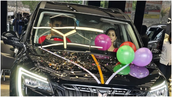 Shobha sehtty gifts a luxurious car to her fiance Yashwanth birthday
