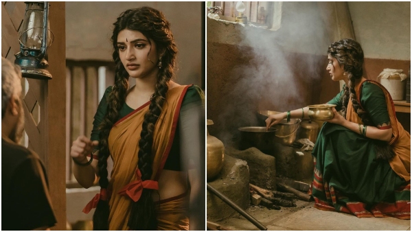 Actress Sreeleela Spotted At An Ad Shoot in Hanu Raghavapudi direction