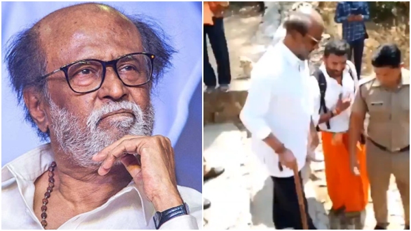 Superstar Rajinikanth visits Babaji Cave in the Himalayas video went viral Superstar Rajinikanth visits Babaji Cave in the Himalayas video went viral