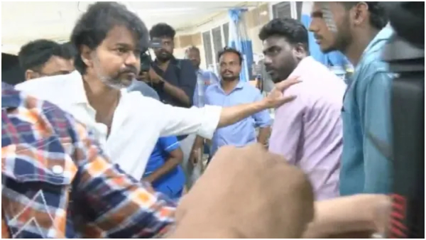 Thalapthy vijay visits kallakurichi offers support to hooch tragedy victims Thalapthy vijay visits kallakurichi offers support to hooch tragedy victims