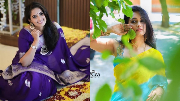 Actress Kavya Shastri is charming through a negative role with janaki samsara serial