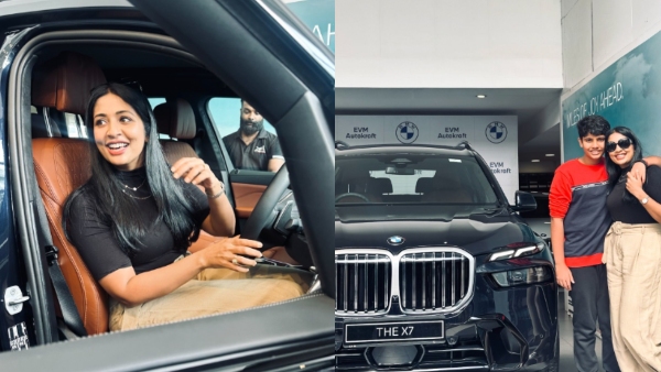 Gaja Movie Actress Navya nair buys luxury car netizens ask husband absence