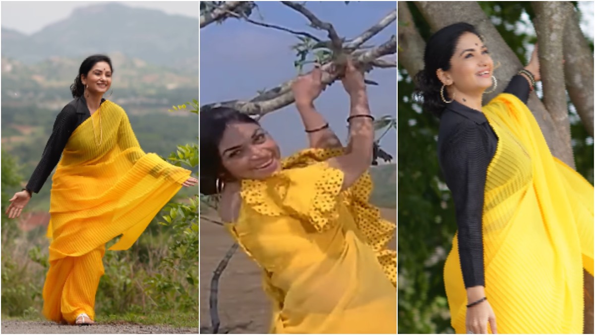 ಬಾನಲ್ಲೂ ನೀನೆ ಭುವಿಯಲ್ಲೂ ನೀನೆ ಎನ್ನುತ್ತಾ ಮಿನುಗುತಾರೆ ಕಲ್ಪನಾ ನೆನಪಿಸಿದ ನಟಿ ...