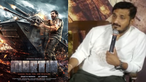 Dhruva Sarja Martin movie commission controversy director AP Arjun lashed out at the media