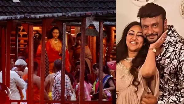 Darshan wife vijayalakshmi visited kolluru shri mookambika temple performed Chandika Homa