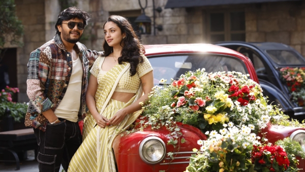 Ganesh movie Krishnam Pranaya Sakhi Dwapara song sets new records in social media