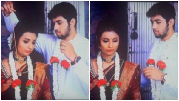 Sathya serial actors rocky- rithu marriage scene video Sathya serial actors rocky- rithu marriage scene video